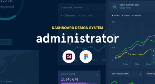 dashboard xd design system