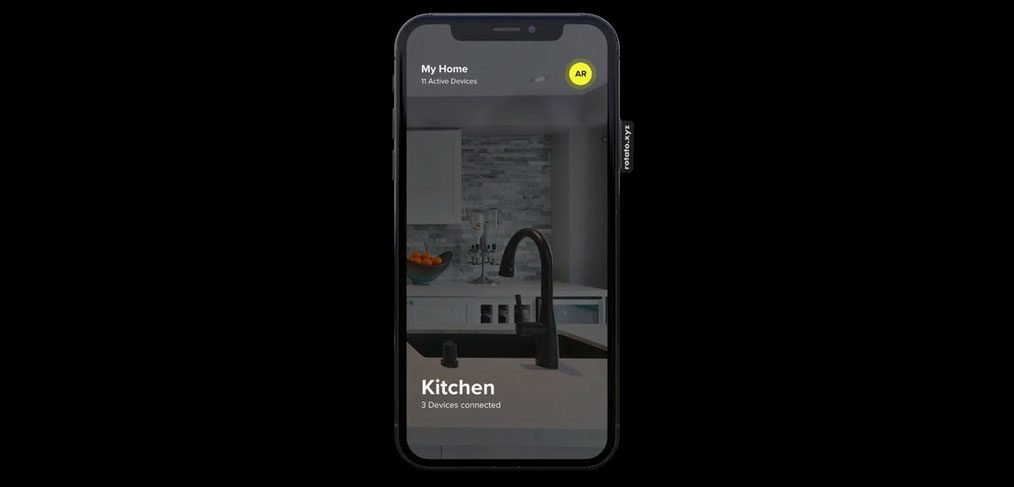 AR smart home app XD template