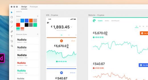 Cooin Crypto UI Kit Adobe XD