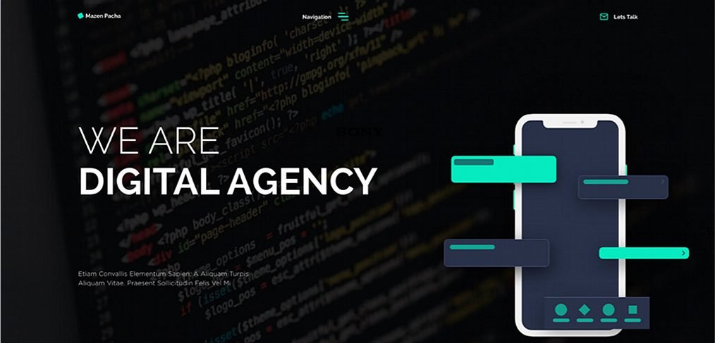 Digital Acency XD website template