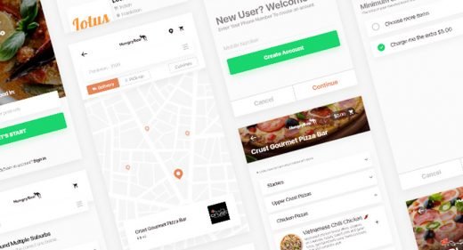 Find my Restaurant app ui kit