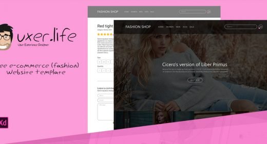 free-ecommerce-template-xd