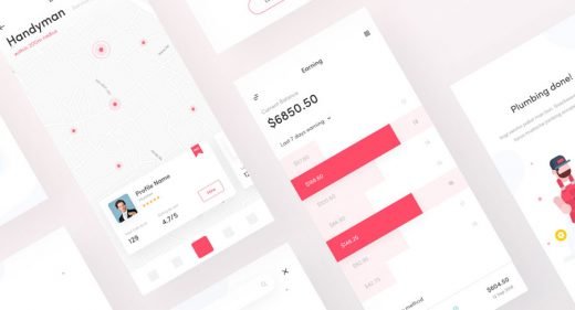 Handyman Free UI kit for XD