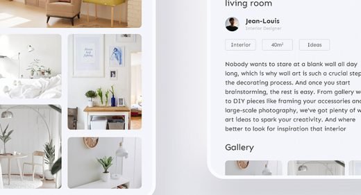 Interior design XD app template