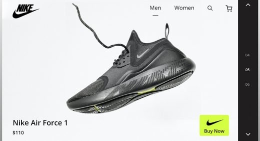 Nike trainers product card