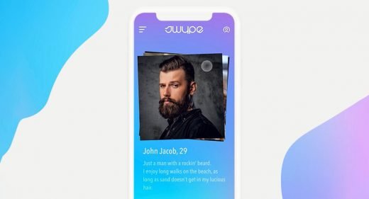 Swipe animation template