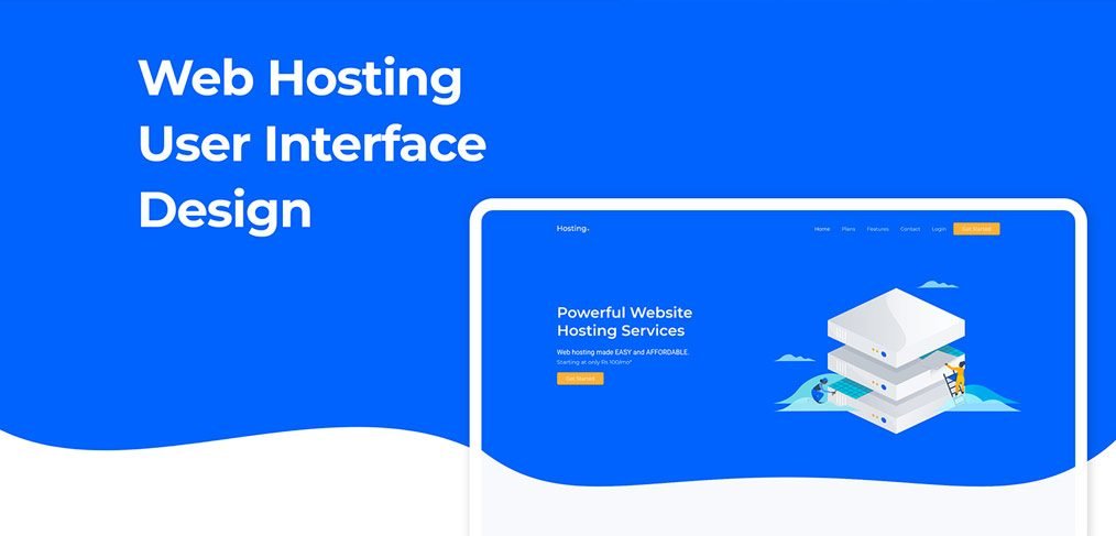 Web hosting free XD landing page